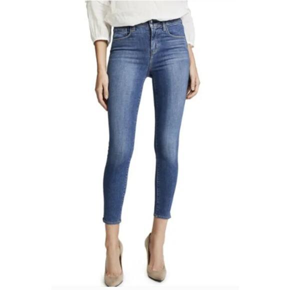 L'AGENCE Margot High Rise Skinny Cropped Jeans 30 Women's - Picture 1 of 8